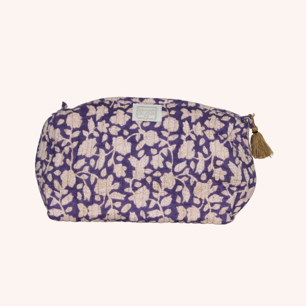 TASSEL PRINTED TOILETRY BAG Jaya Violine